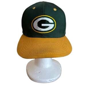 Vintage Green Bay Packers Logo 7 Adjustable Snapback Hat Cap